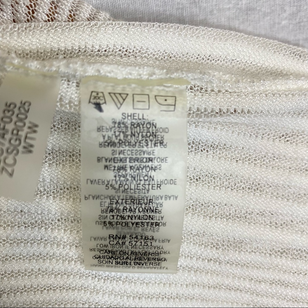 Calvin Klein Sweater Pearl White Women’s Size XL - Picture 5 of 7